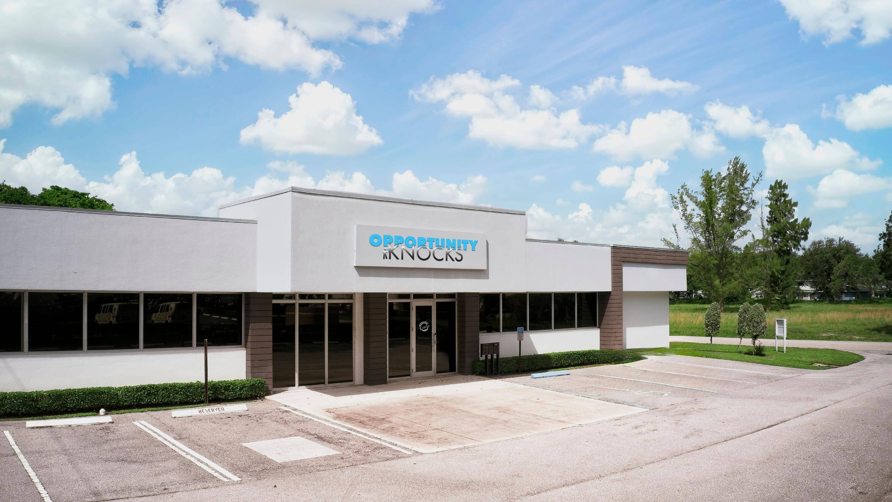 Multiple private offices and call center available for lease.
