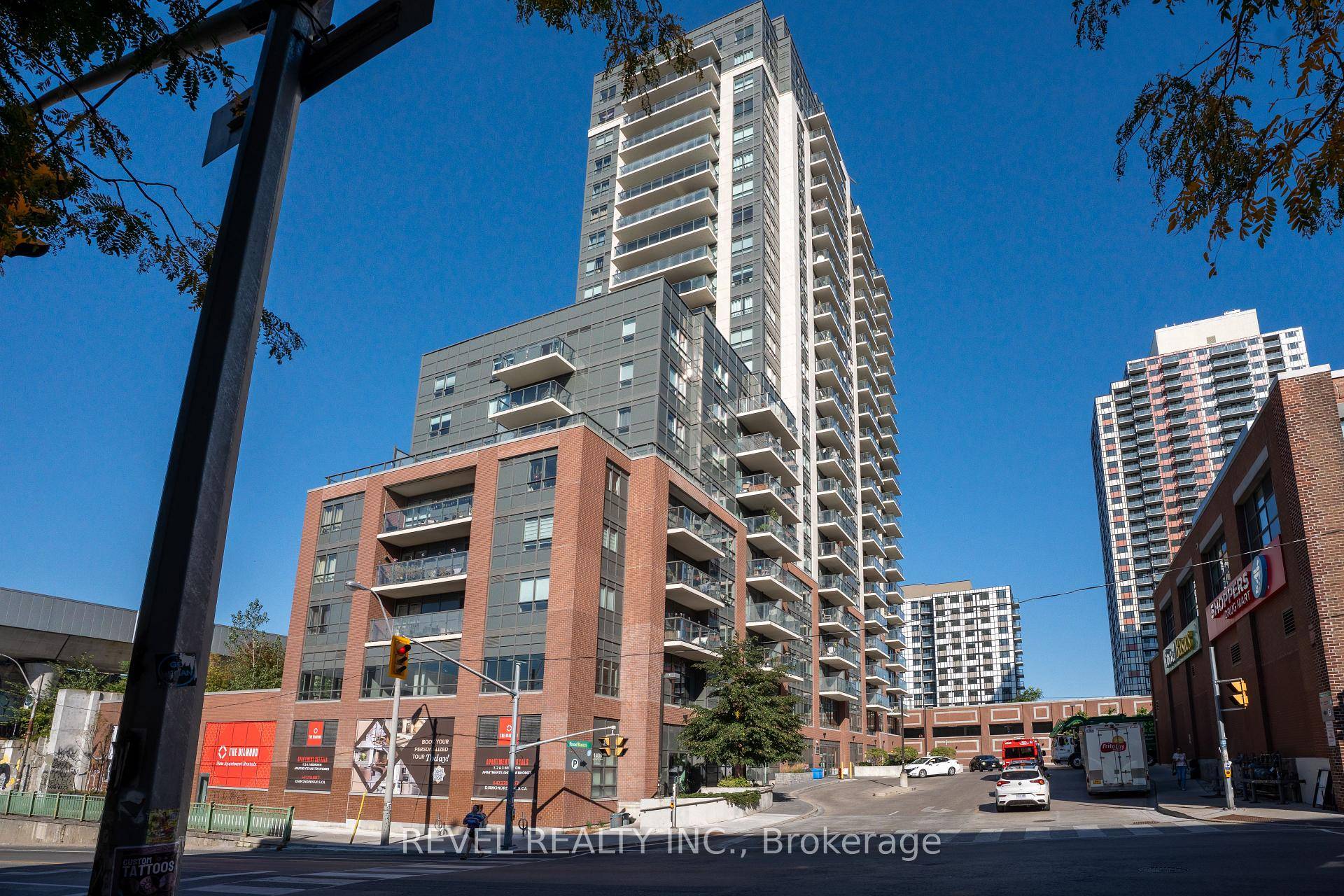 This move in ready suite offers a bright, open concept layout with a sleek modern kitchen featuring granite countertops and stainless steel appliances.