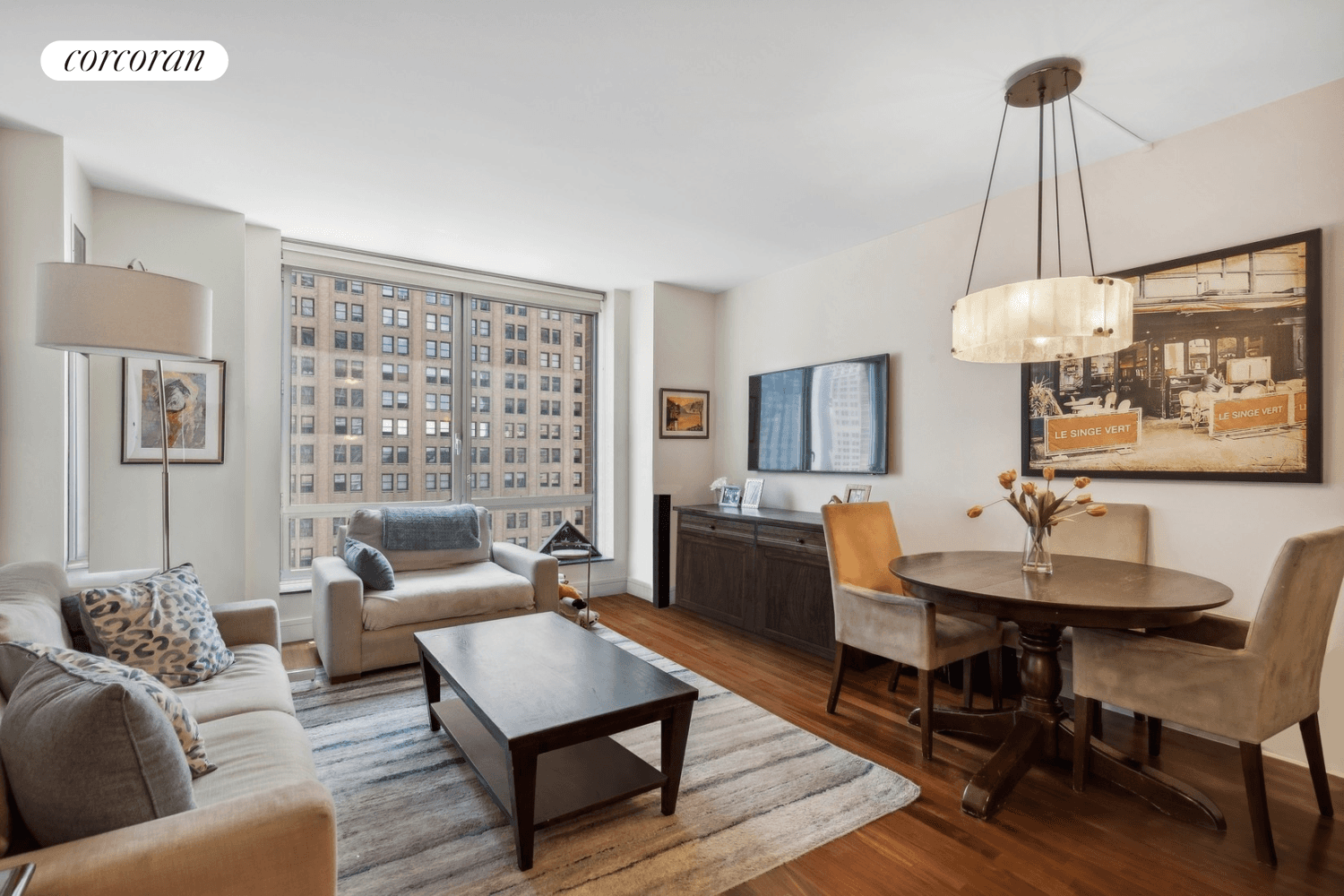Great opportunity to purchase a light filled, 2 bed, 2 bath condominium with low monthlies in the luxury Millennium Tower Condominium.