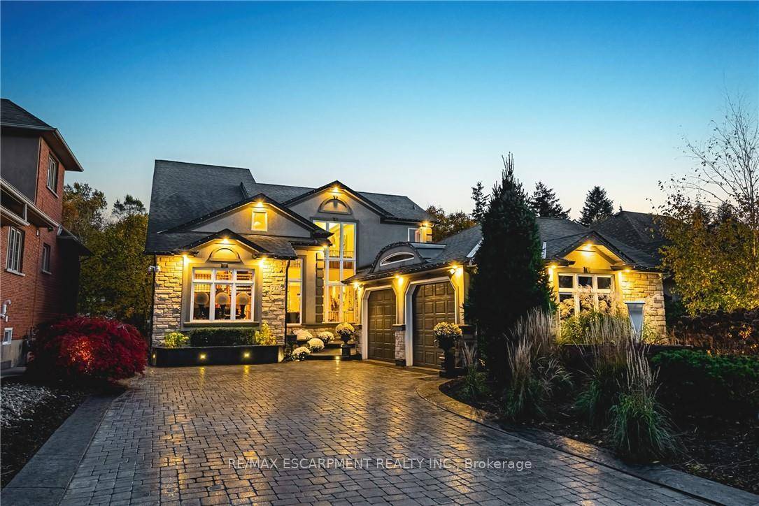 Unique, custom built luxury home in the highly sought after Ancaster Heights neighbourhood.