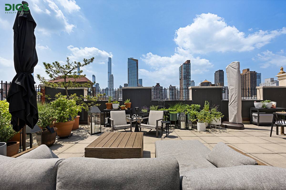 Pre war penthouse with 700 Square Foot Private Terrace !
