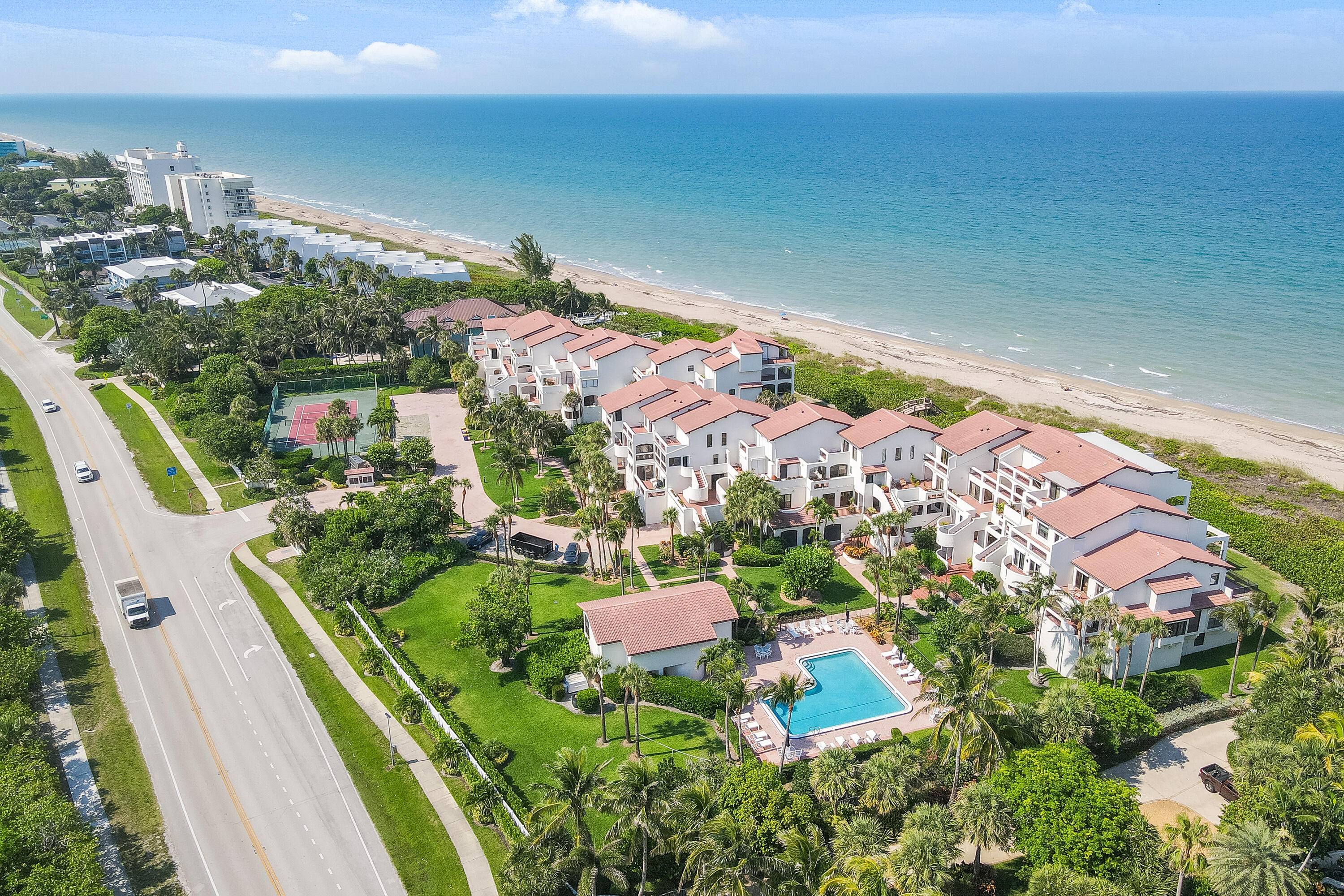 Welcome to this Oceanfront Mediterranean Oasis.