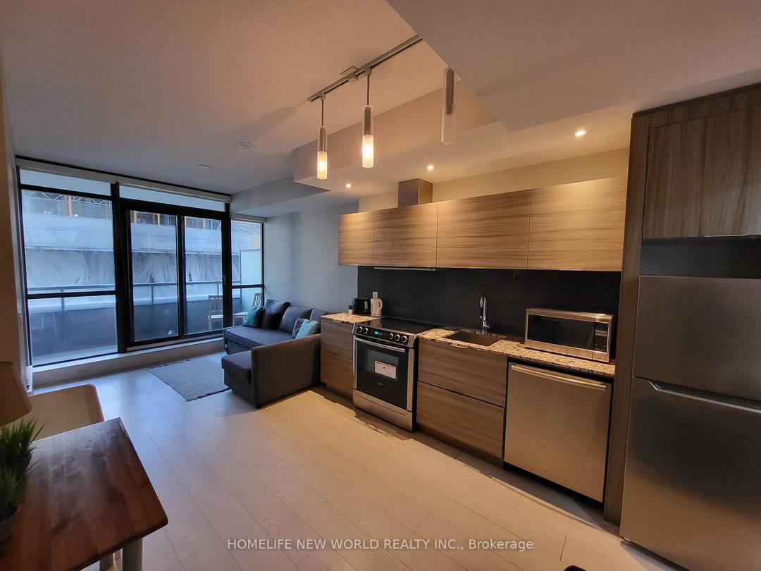 Move right into this bright and modern studio condo, thoughtfully furnished and ready for immediate occupancy.