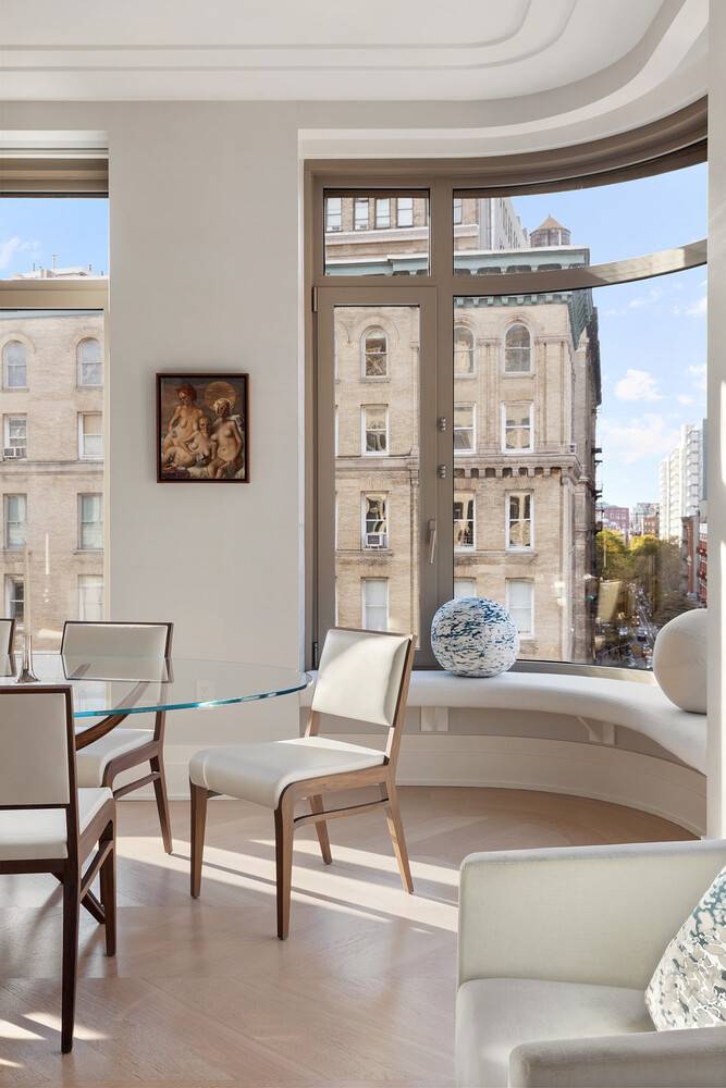 Available for the first time since inception, Apartment 7B occupies the highly coveted Northwest corner at 40 Bleecker Street one of downtown's most celebrated new addresses.