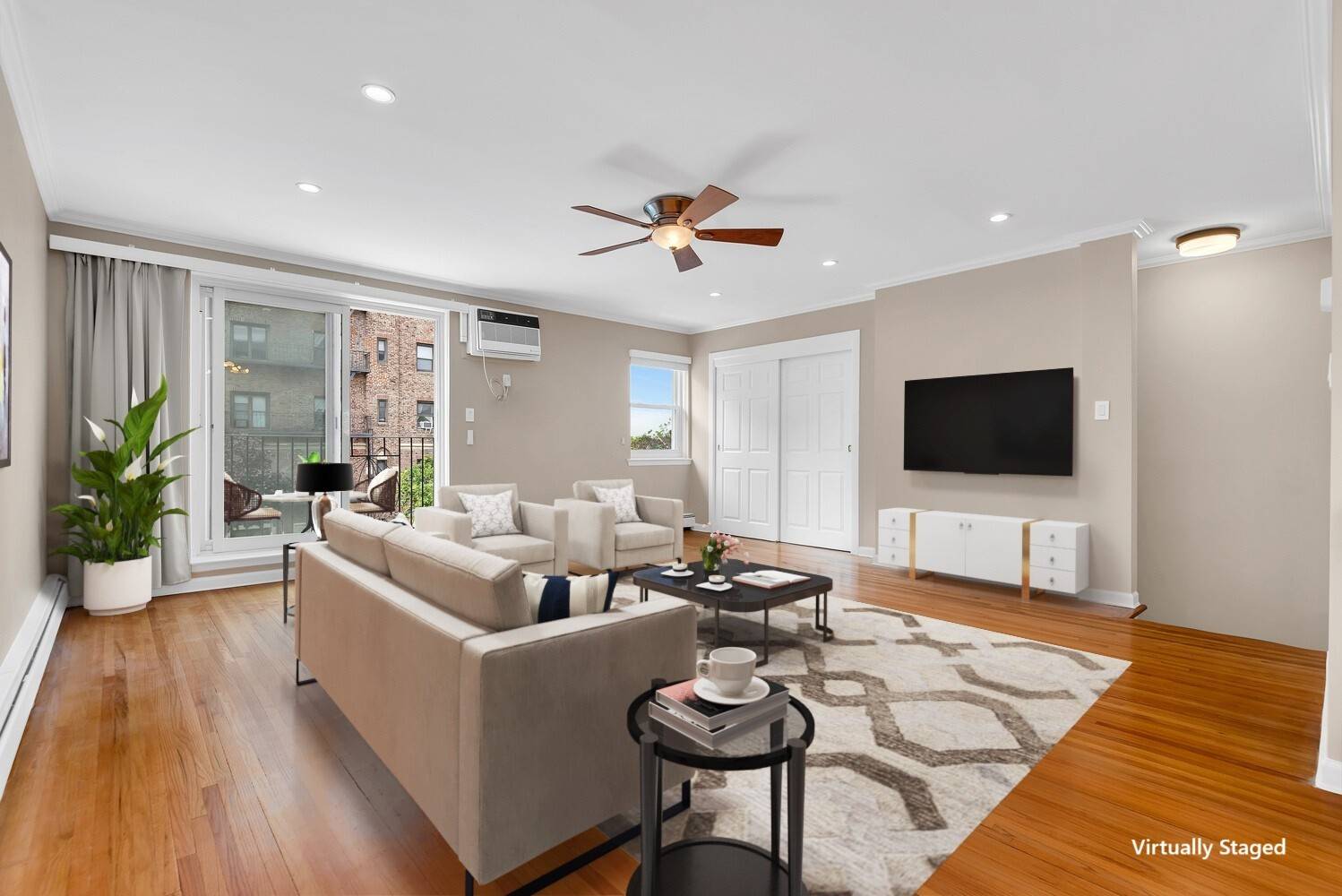 Welcome to Apartment 3 at 129 Bay Ridge Parkway, a spacious and light filled two bedroom, two bathroom co op that blends thoughtful design with modern convenience.
