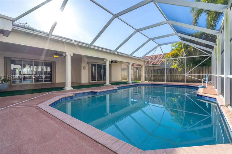 Spacious 4 bedroom, 3 bath pool home located in the highly desirable Spring Valley community in Pembroke Pines.