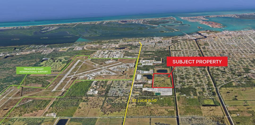 LOCATION ! 56. 6 total acres, ideal for any business that conducts light or heavy industrial use.