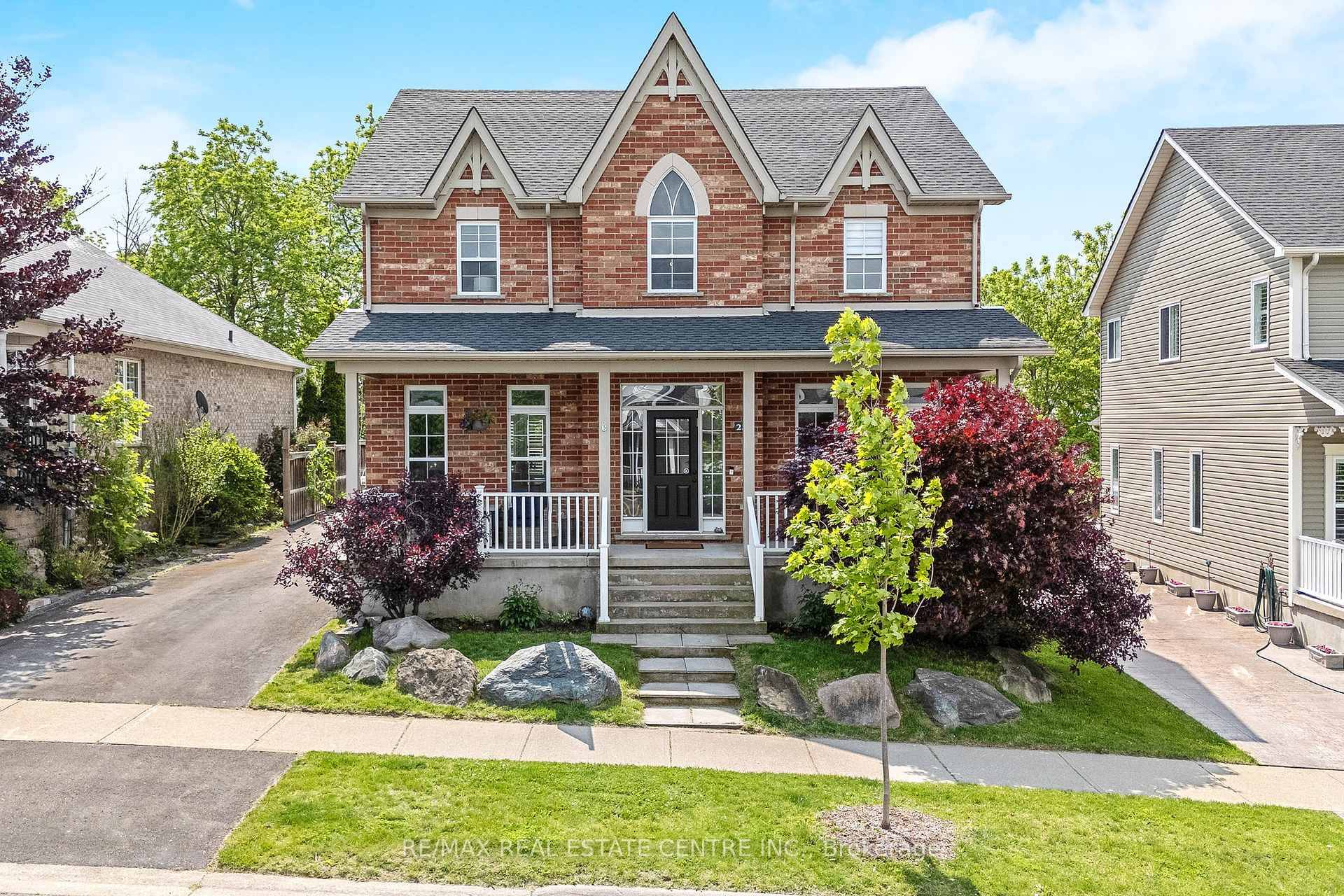 Immaculate and one of a kind all brick detached home in the most sought after Upper Ridge community in Rockwood, backing onto protected forested ridge greenspace.