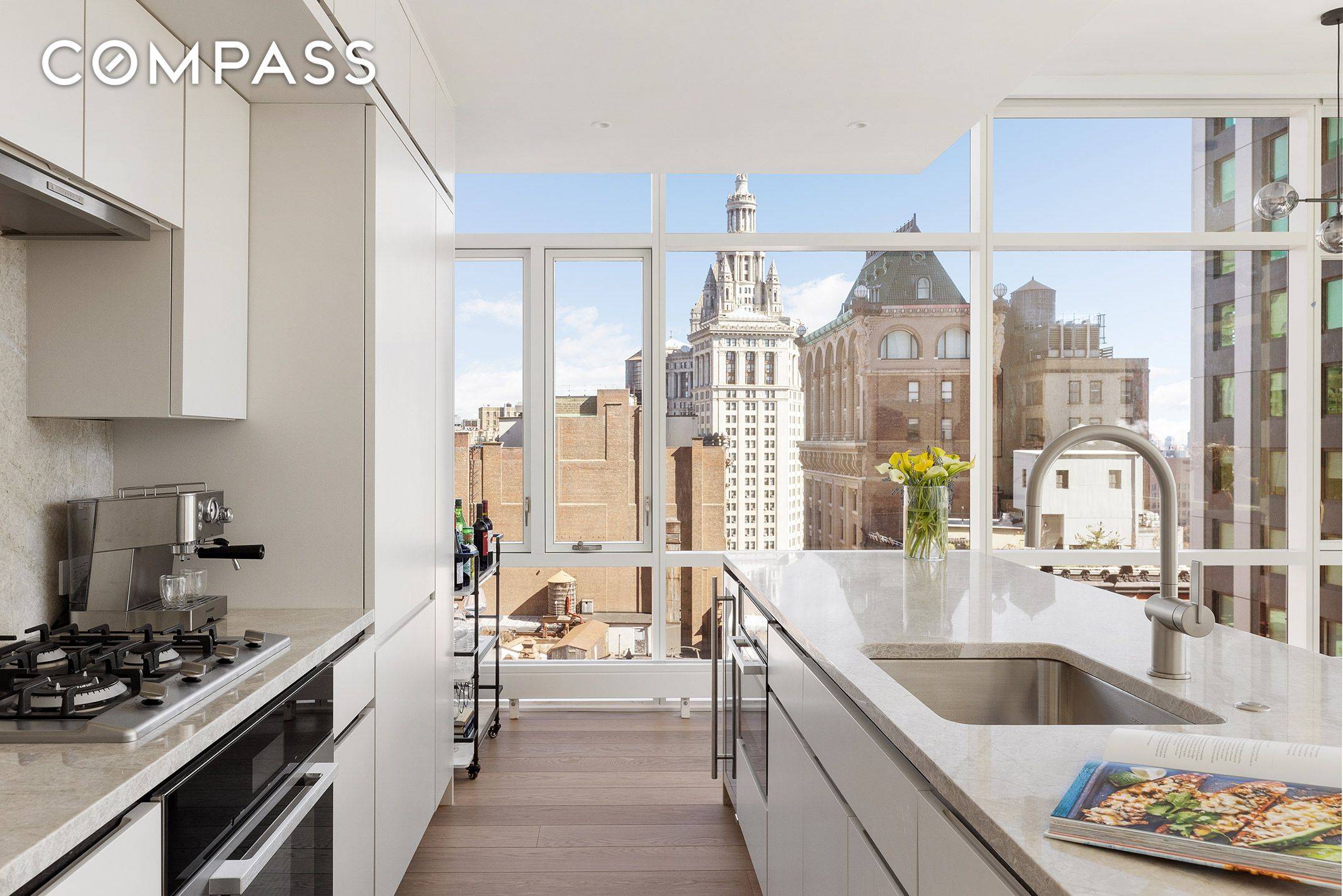 MAJOR PRICE REDUCTION ! GUT RENOVATED with High End Finishes Welcome to Residence 21B at The Beekman Residences a spacious, corner one bedroom home boasting iconic views of Manhattan including ...