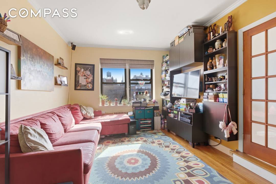 Apartment 6K at 160 West 85th Street is a rare top floor residence that seamlessly blends classic Upper West Side charm with thoughtful modern upgrades.