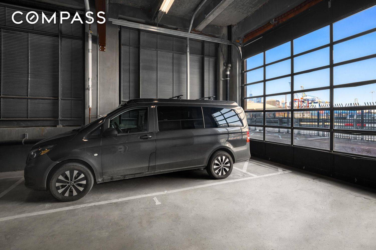 Iconic Waterfront Loft in Red Hook With rare Indoor Parking amp ; Storage Live in a piece of history at the legendary New York Dock Building !