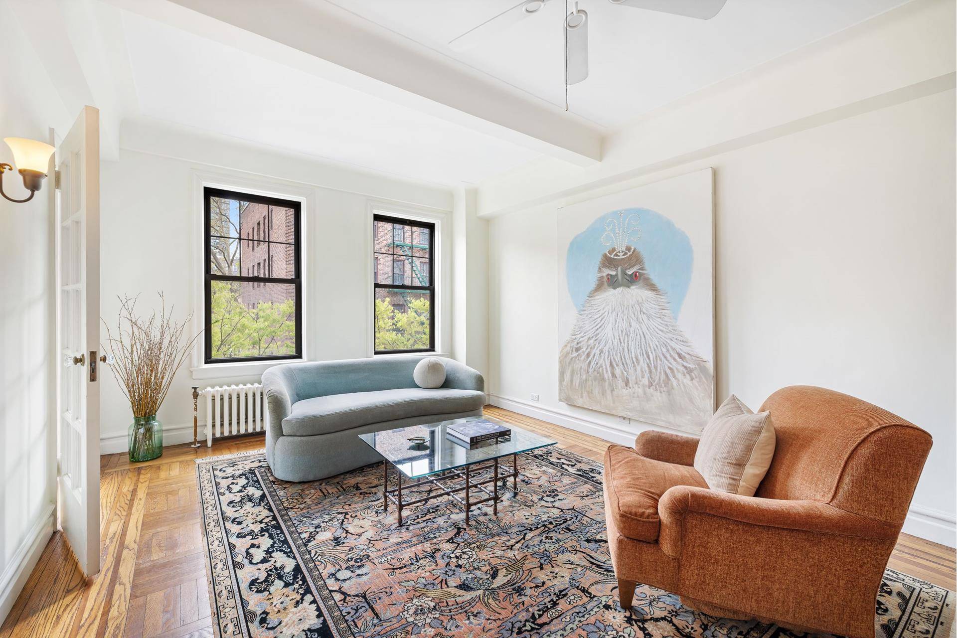 Classic two bedroom at the coveted Ageloff Towers !