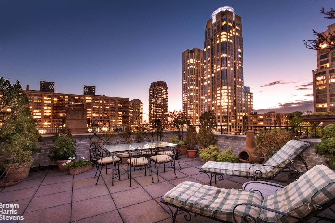 One of a kind Prewar Penthouse with 10 foot ceilings at 310 West 72nd Street.