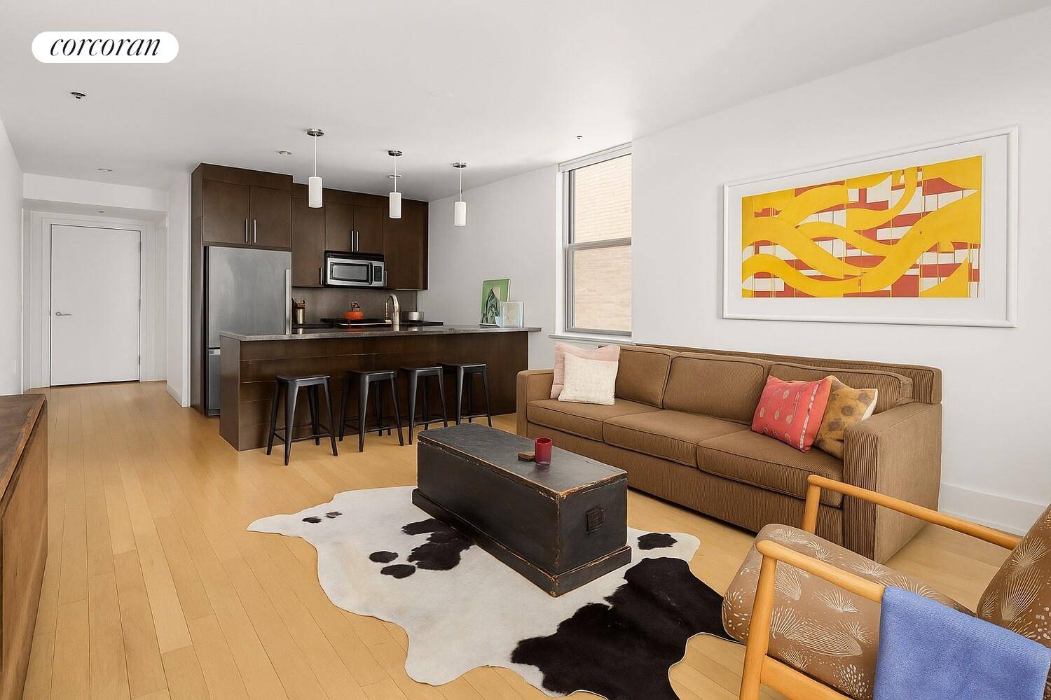 Welcome to 154 Attorney Street 603, a bright and modern 2 bedroom condo with a private balcony in the vibrant Lower East Side.