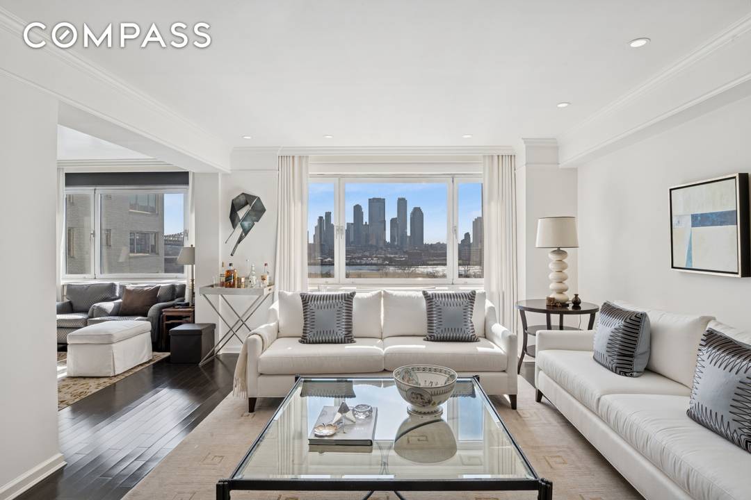 Luxurious 2 3 Bedroom Floor Through Apartment with East River Views at 45 Sutton Pl South.