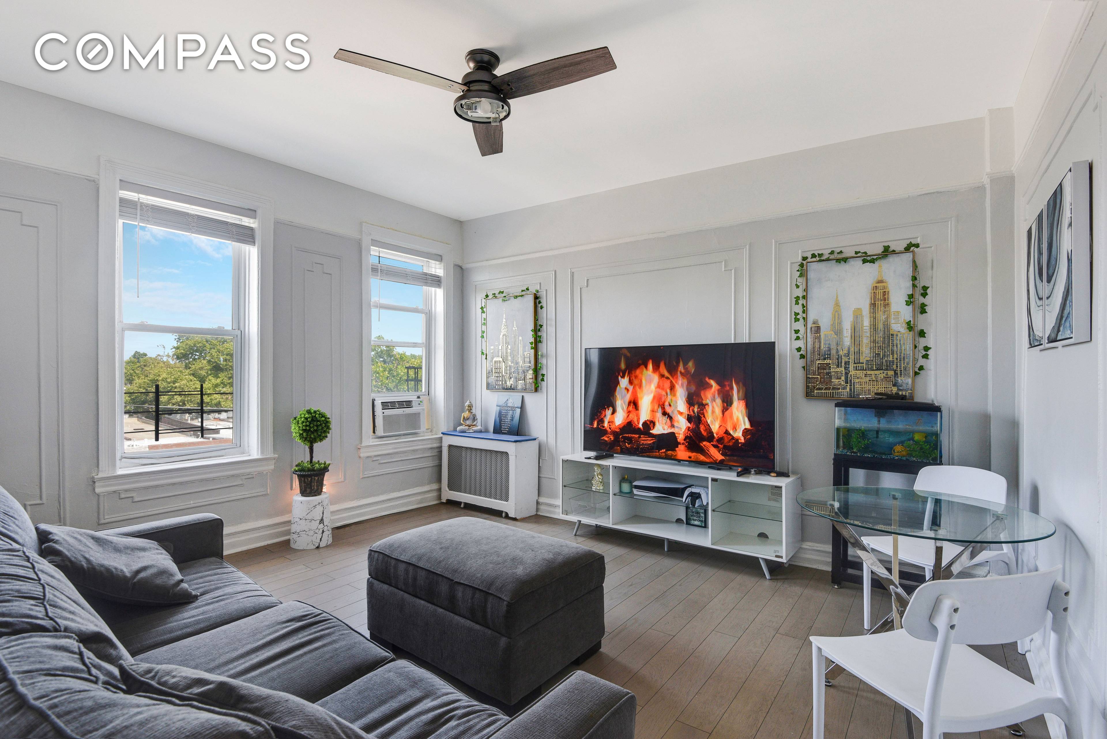 Discover your dream home in this large, fully renovated, true 2 bedroom condo nestled in a charming pre war building.