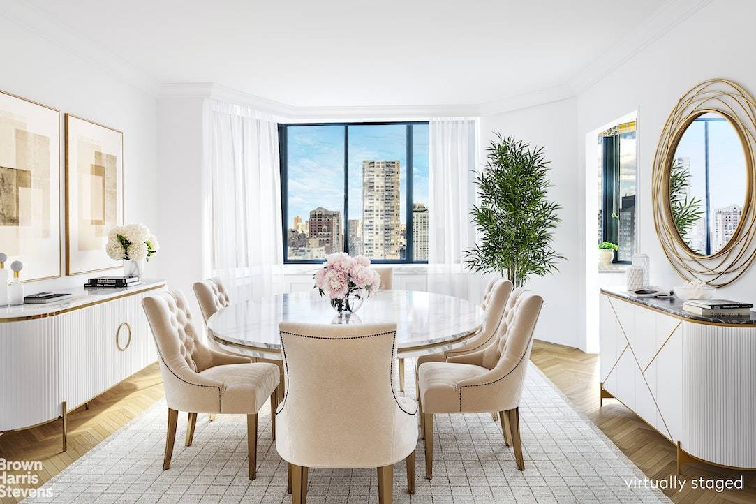 This spectacular home has just been updated by a noted designer and freshly painted in soothing neutral tones.
