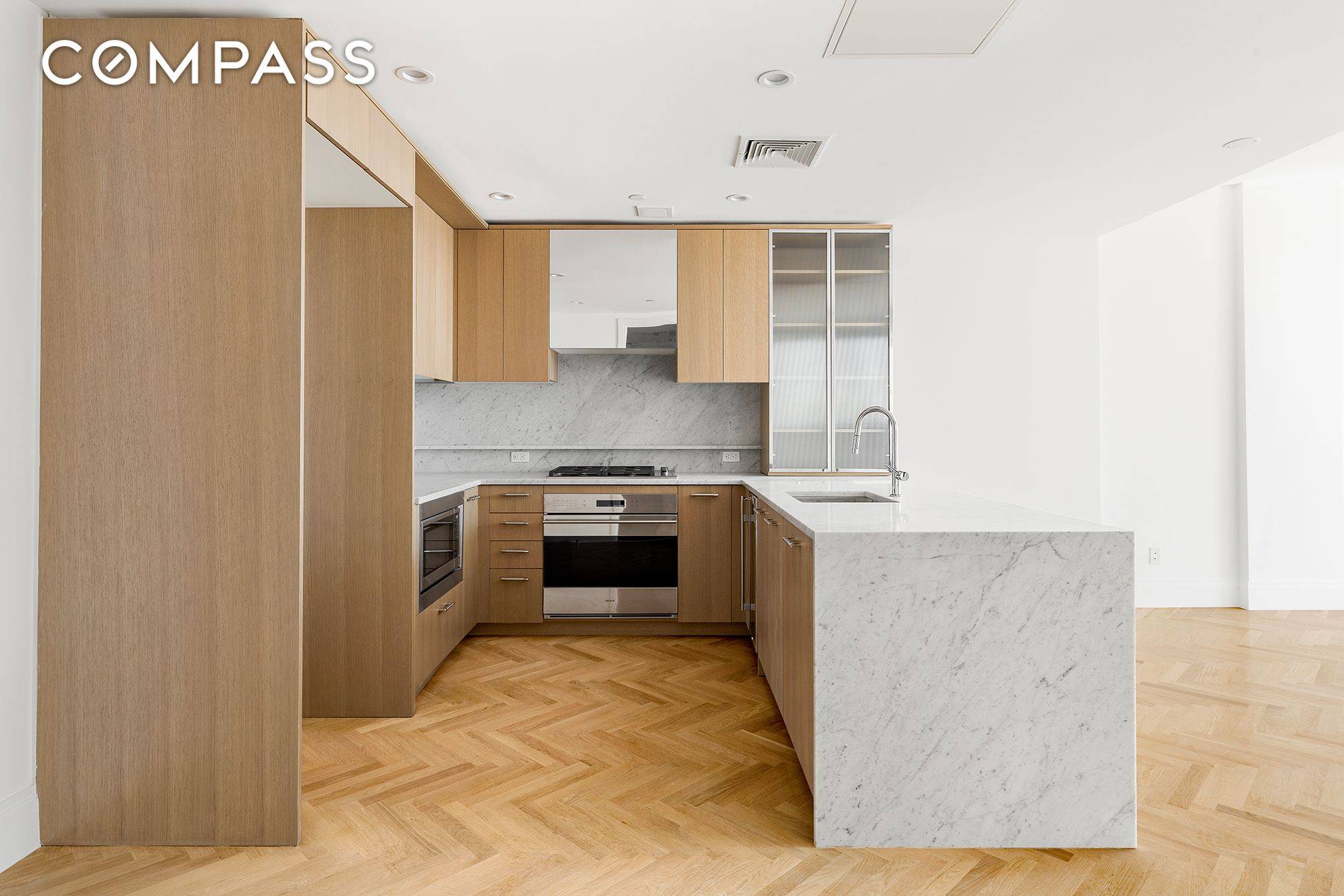 Fall in love with pristine designer interiors and wide open views in this brand new two bedroom, two bathroom residence in a stunning full service condominium debuting in South Harlem.