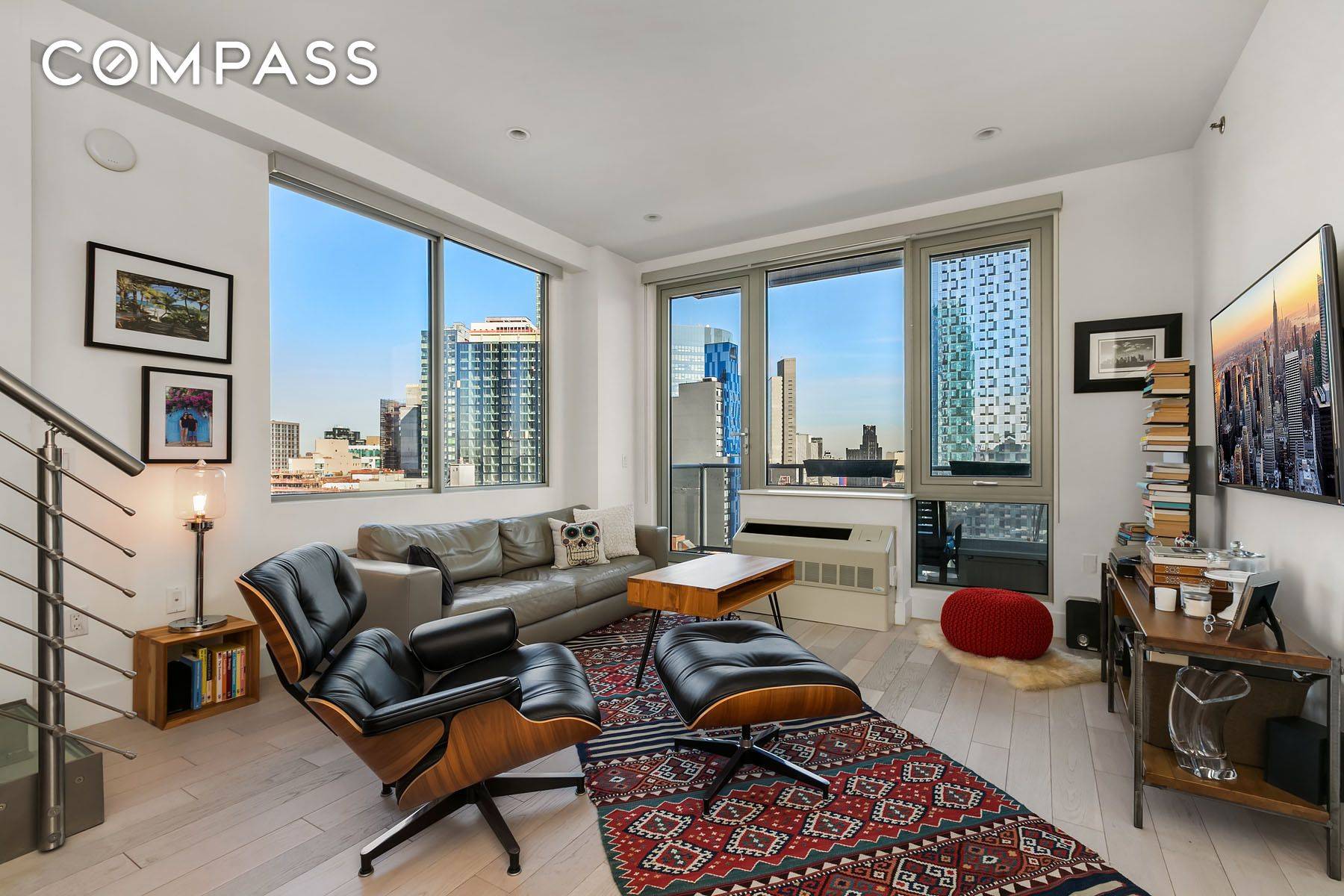 I am pleased to offer this elegant one bedroom penthouse with two private outdoor spaces in the heart of Long Island City.