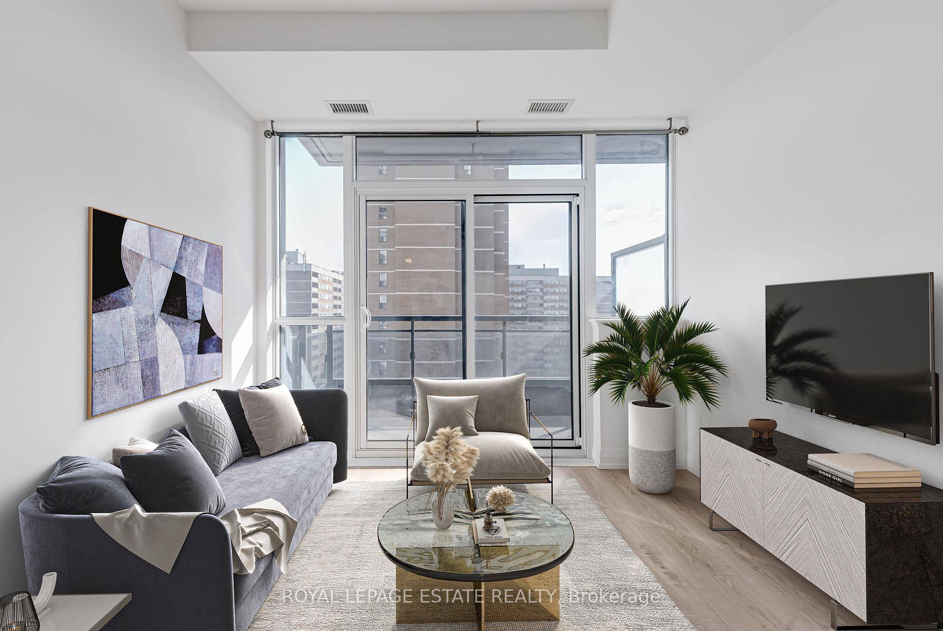 Welcome to Linx Condos ! This bright and airy unit offers a functional layout with one bedroom plus a versatile den, perfect for a home office.