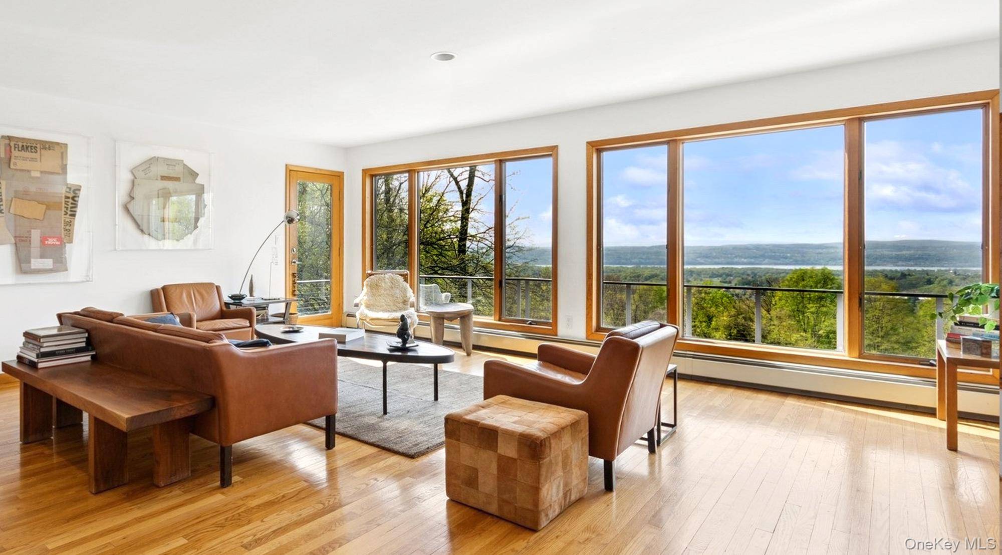 A Rare Hudson Valley Retreat 51 Private Acres Overlooking the Hudson River and beyond.