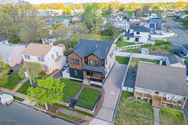 Brand new single family house on existing foundation.