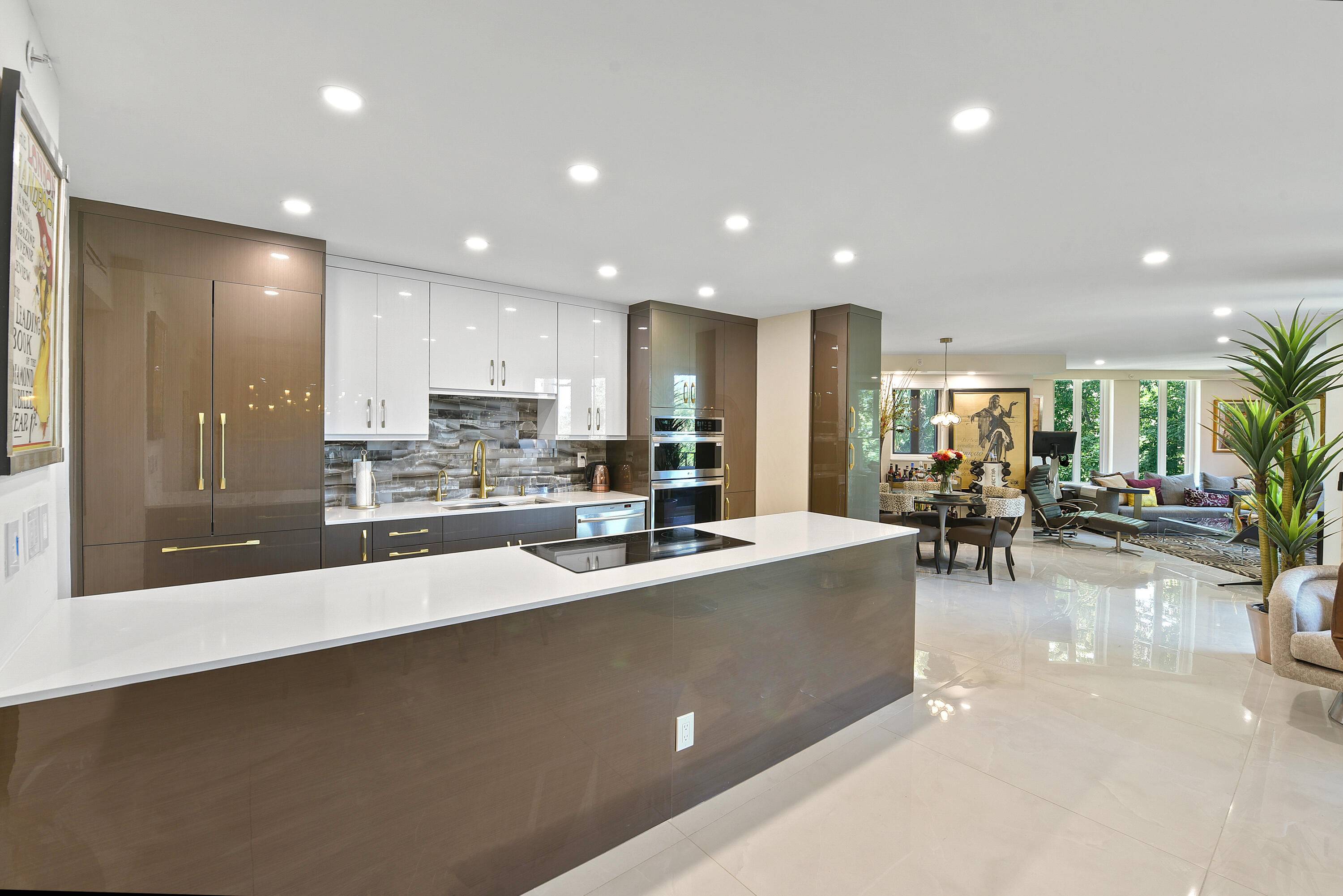 Welcome to this luxurious totally remodeled condo with a completely re configured kitchen !