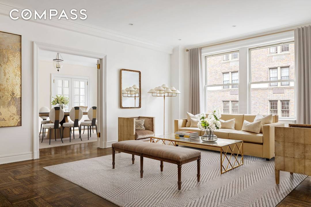 Move right into this stunning, light filled, meticulously renovated prewar residence, an expansive eight room home reimagined as a sophisticated seven room apartment.