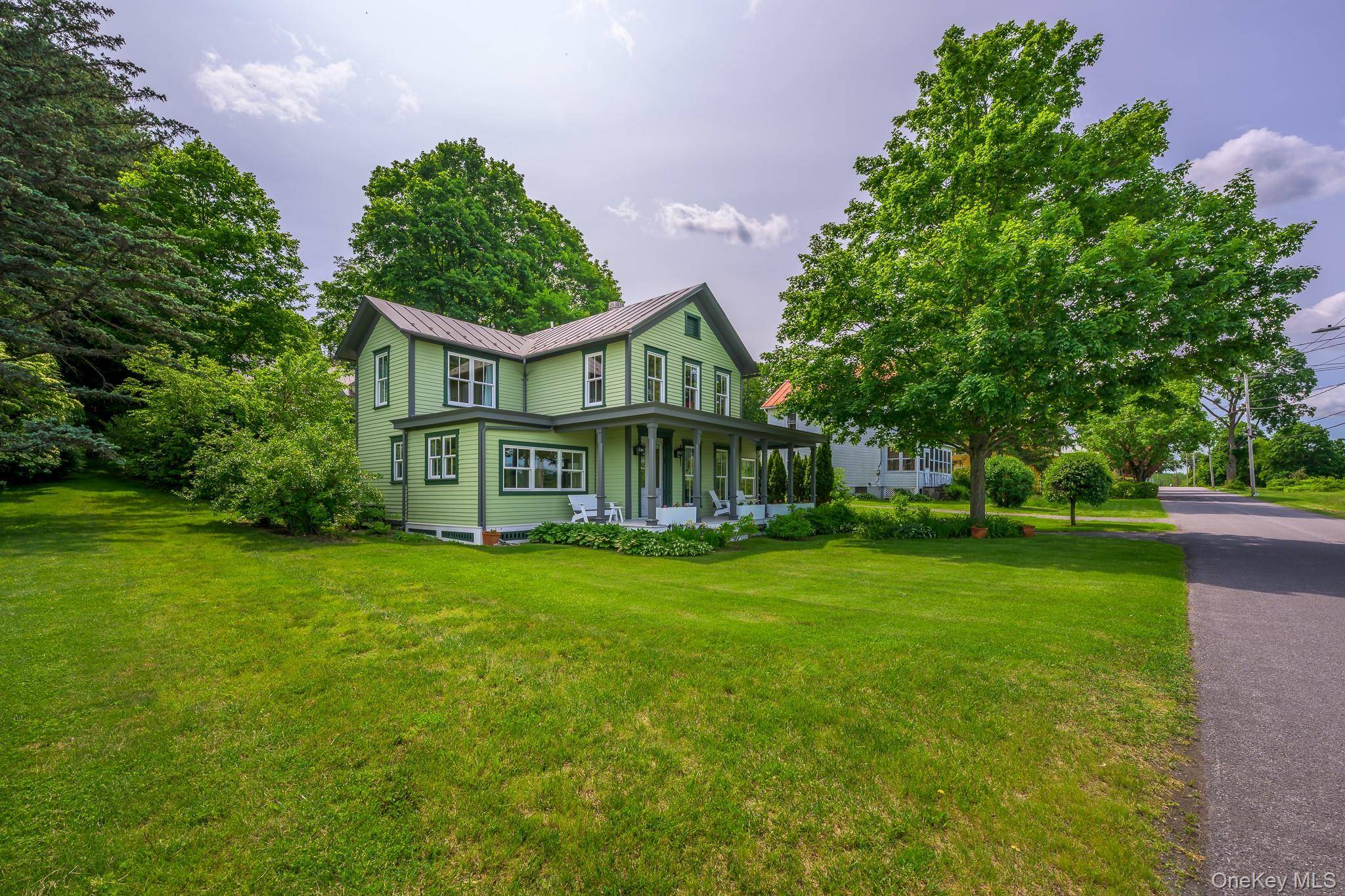 Timeless Hudson River Beauty Fully Renovated 1880s Farmhouse with Sweeping Water Views Perched on one of Stuyvesant's most coveted historic streets, this exquisitely restored 1880 farmhouse offers a rare blend ...
