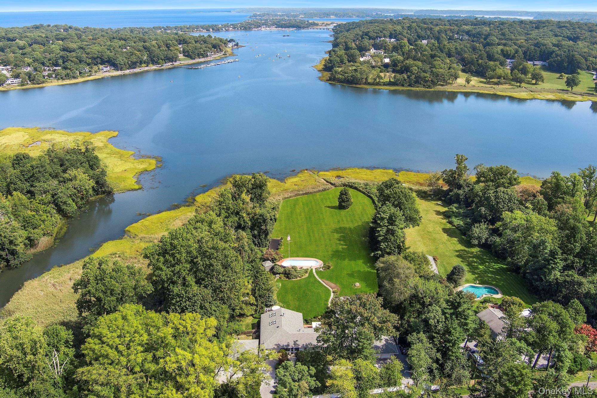 West Creek located directly on Mill Neck Creek, is available for the first time almost three decades.