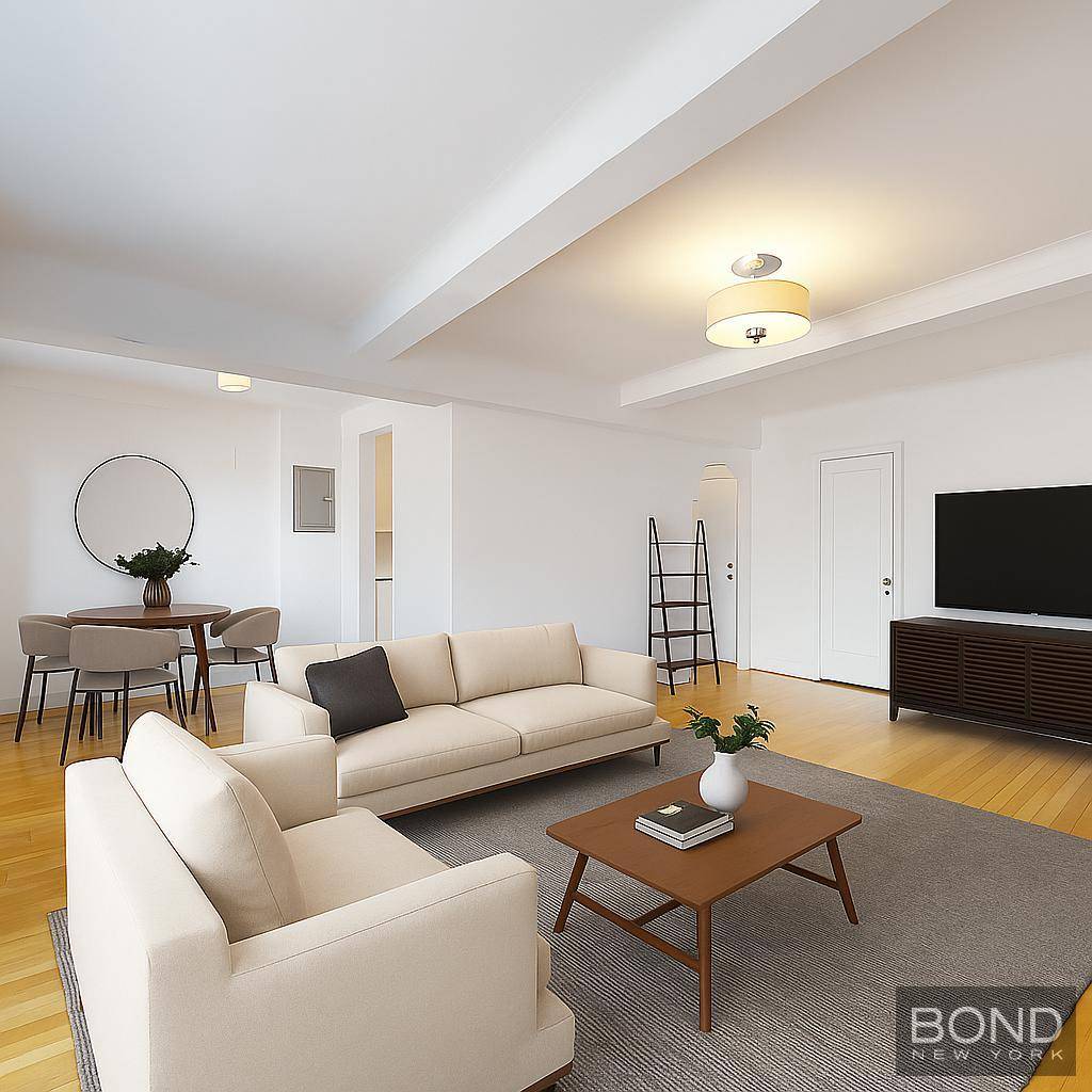 Rare, all renovated 1 bedroom in the iconic 1 Christopher Street in historic Greenwich Village.