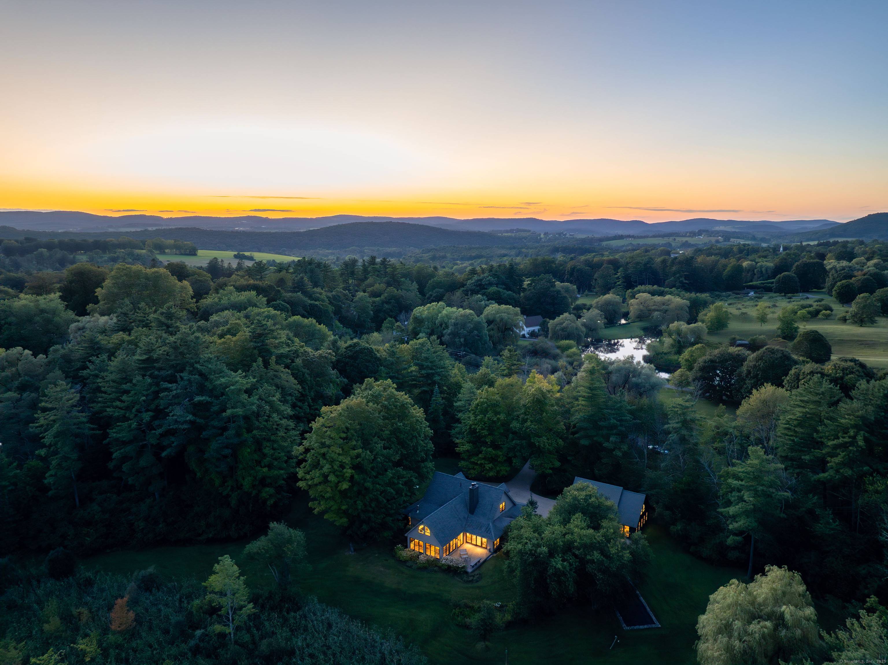 Contemporary elegance on one of Sharon's most prestigious addresses.