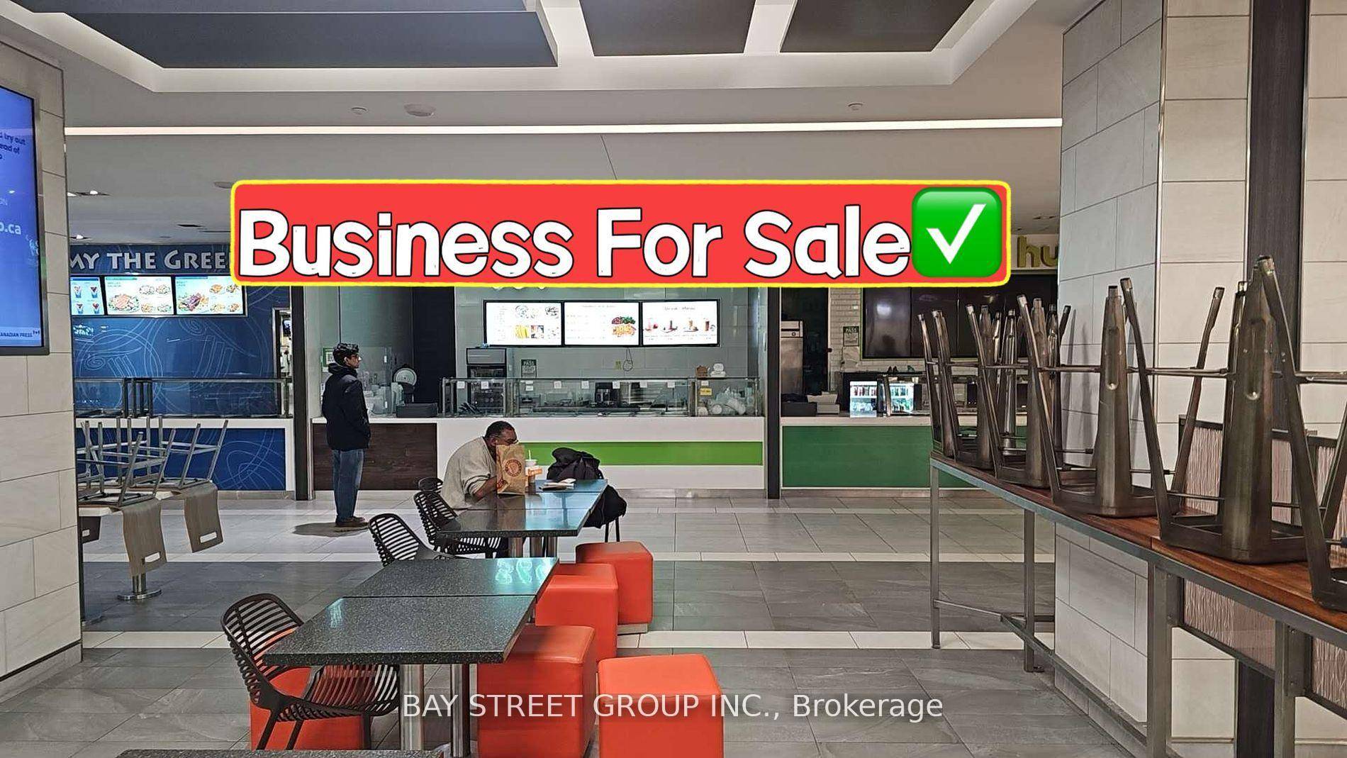 Business In Sheppard Centre Food Court Yonge Sheppard Subway Station, Surrounded By Offices, Condos, Schools, Clean And Secure Environment With High Daily Traffic, Connected To Additional Office Towers.