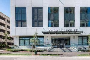 Nicely Kept Two Bed Plus Den Condo Apartment In The Prestigious Caroline Street Private Residences In Uptown Waterloo With Owned Parking And Locker.
