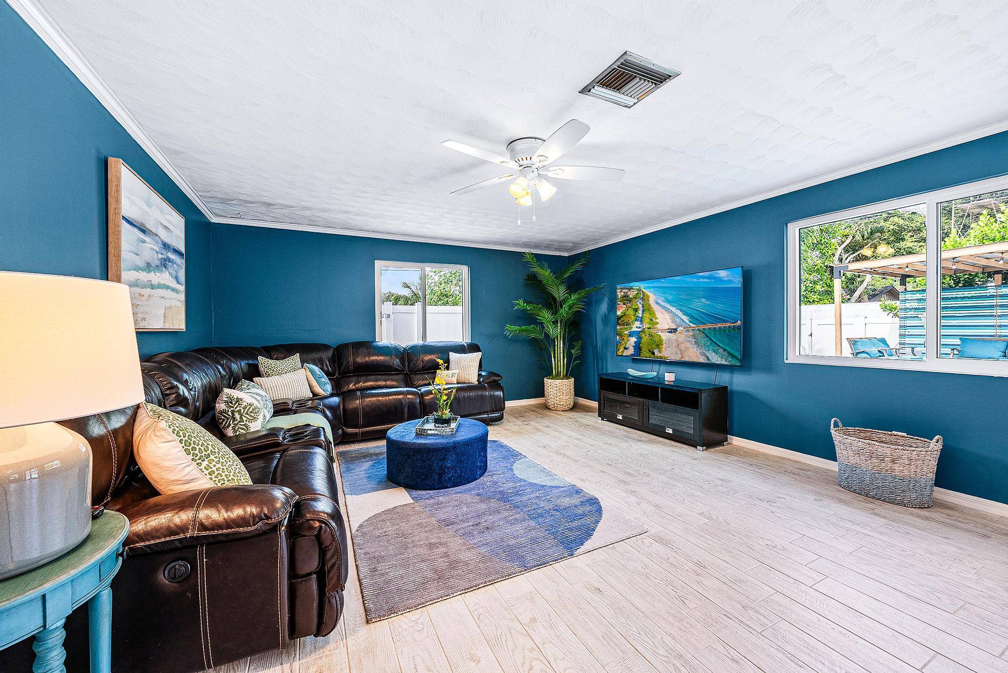 Welcome home to this FURNISHED 3 BR 2BA Mid Century Modern home UPDATED to perfection !