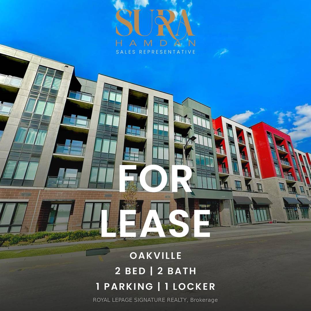 EV charging, designer furnishings, and peaceful pond views all in the heart of Oakville.