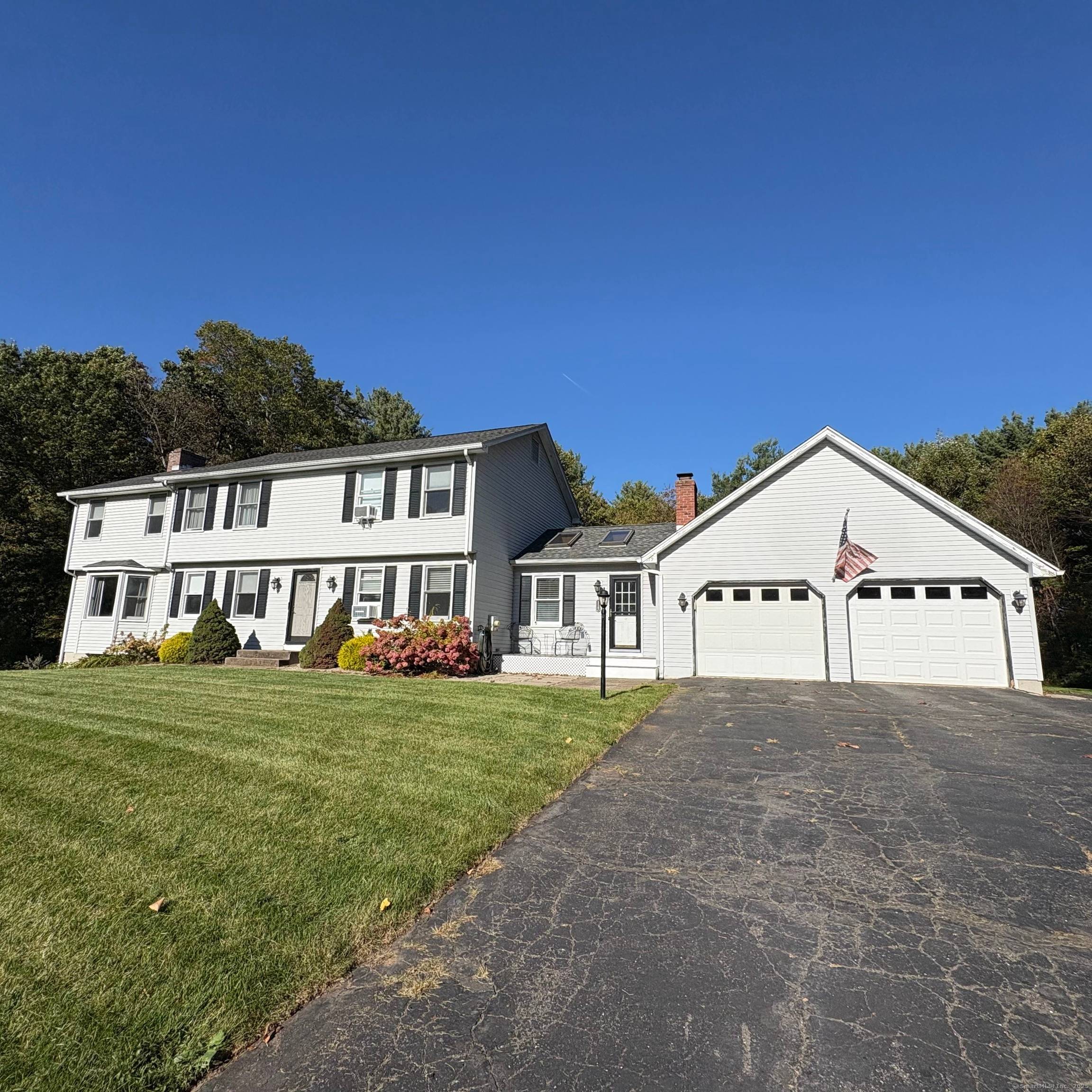 Nestled at the end of a quiet cul de sac, this welcoming 4 BR, 3 full bath Colonial is nicely situated on over an acre, providing a beautiful setting much ...
