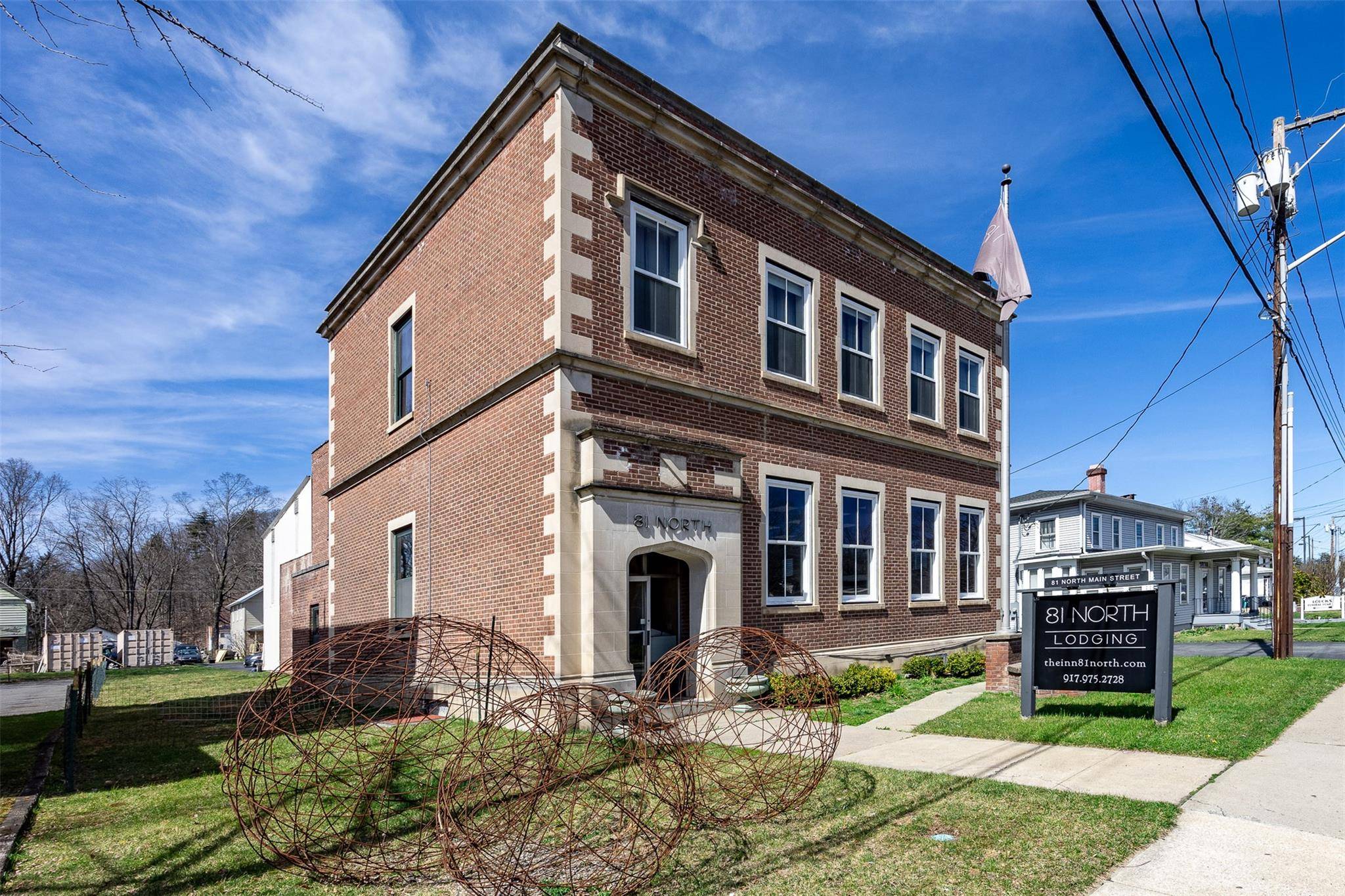 Originally the home of the Ellenville Telephone Company, and then serving as the Village Hall, this stately brick building sits prominently in the heart of the village and enjoys great ...