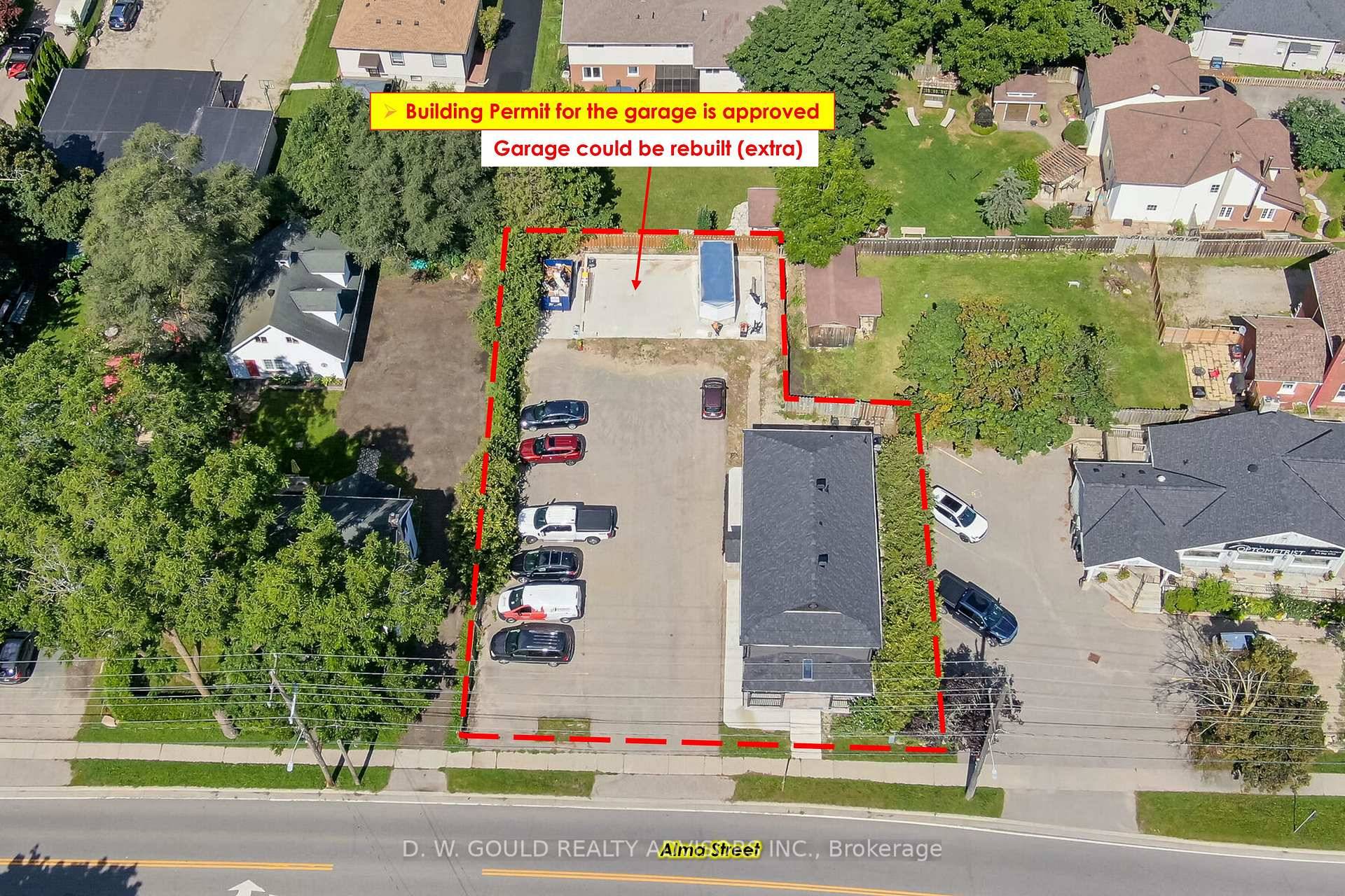 2, 400 sf Commercial Retail Office space in Guelph Eramosa, including 915 sf or more that can be very easily converted to Residential.