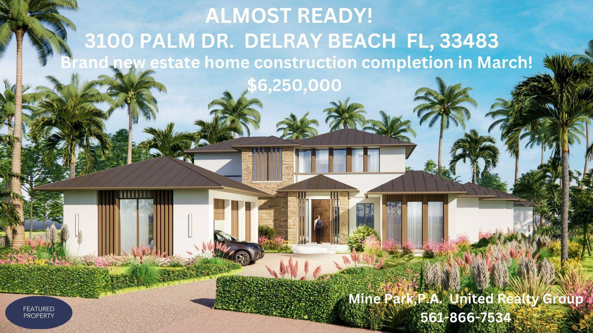 Brand new 6 Bedrooms, 6. 2 Bathrooms, 3 car garage estate home with a Guest House Envisioned by the renowned architect Randal Stofft, engineered to withstand winds of over 140 ...