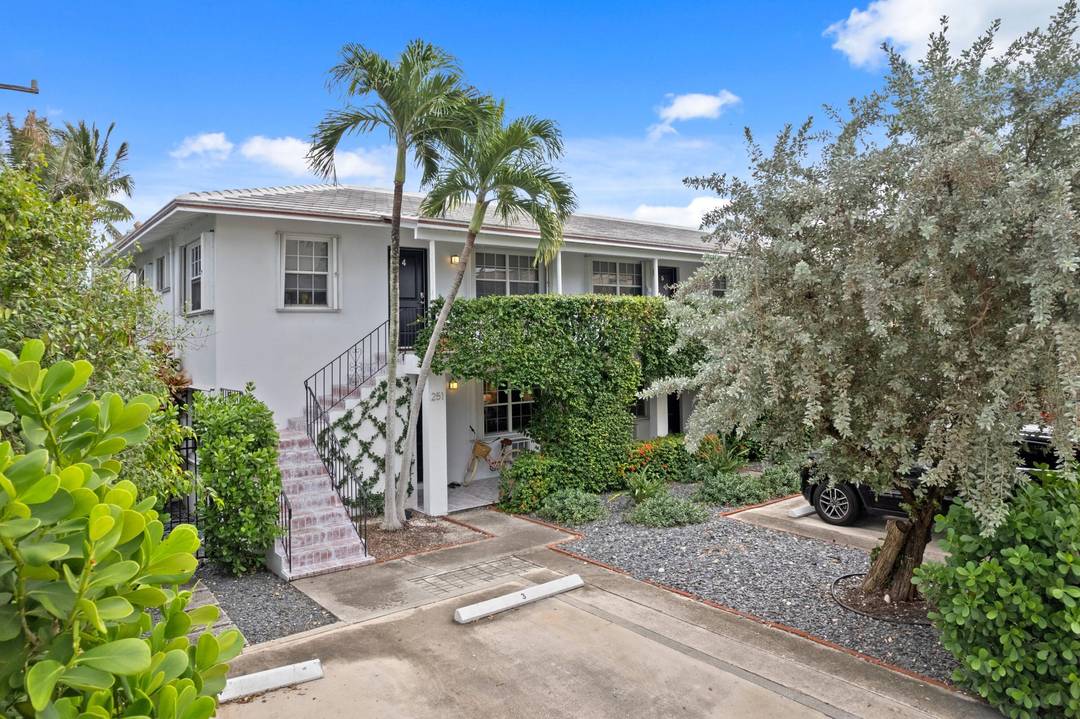 This meticulously maintained two story CBS construction multi family property, located in a highly sought after in town Palm Beach location with substantial potential.