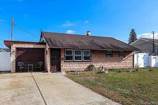 Spacious three bedroom home, one bath ranch in Bethpage.