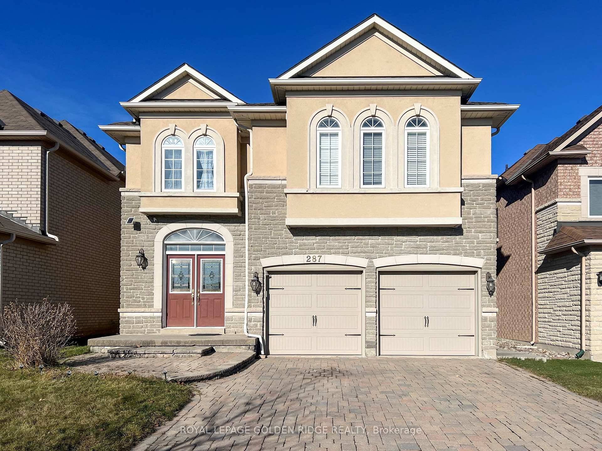 MUST SEE ! This Luxury Property Was Former Model Home, In Upgrades Shows Great W Stone Exterior, Mature Landscaping, Interlocking Walk Way Patio.
