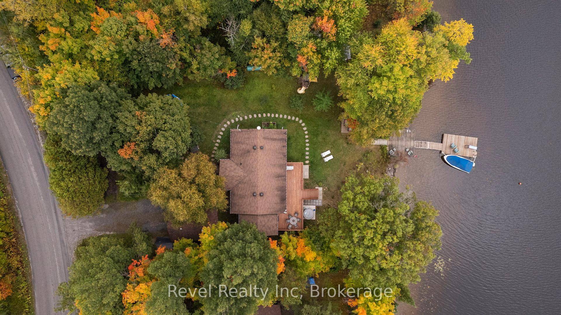 Experience picture perfect lakefront living on beautiful Lake Manitouwabing.