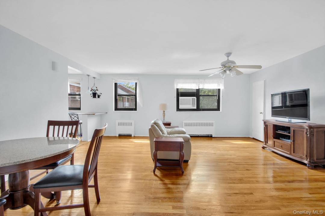 This upper level, 2 BR home offers an abundance of natural light and charm.