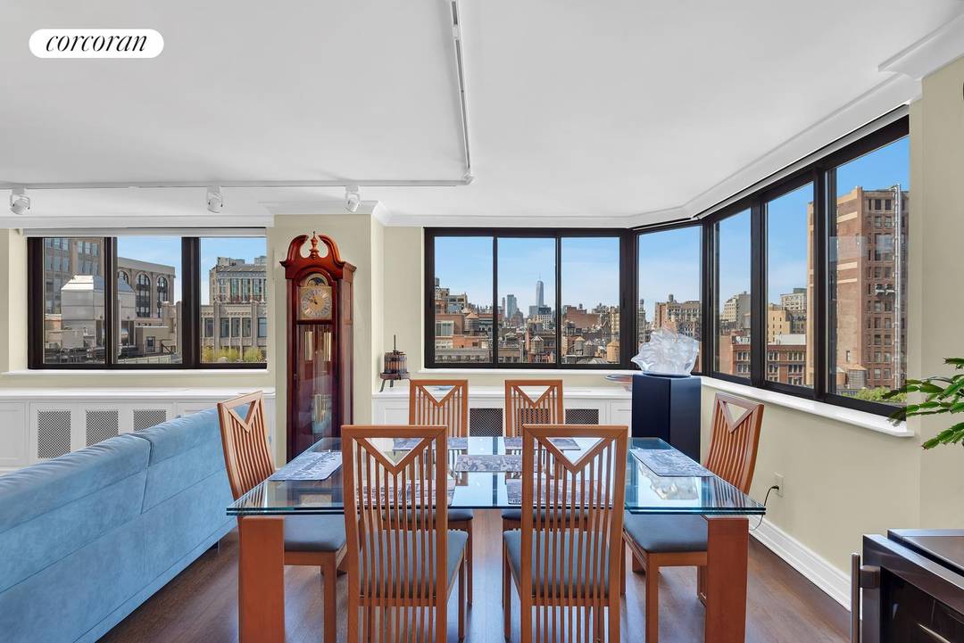 Flawless combination of the E and F line apartments at The Gramercy Place Condominium.