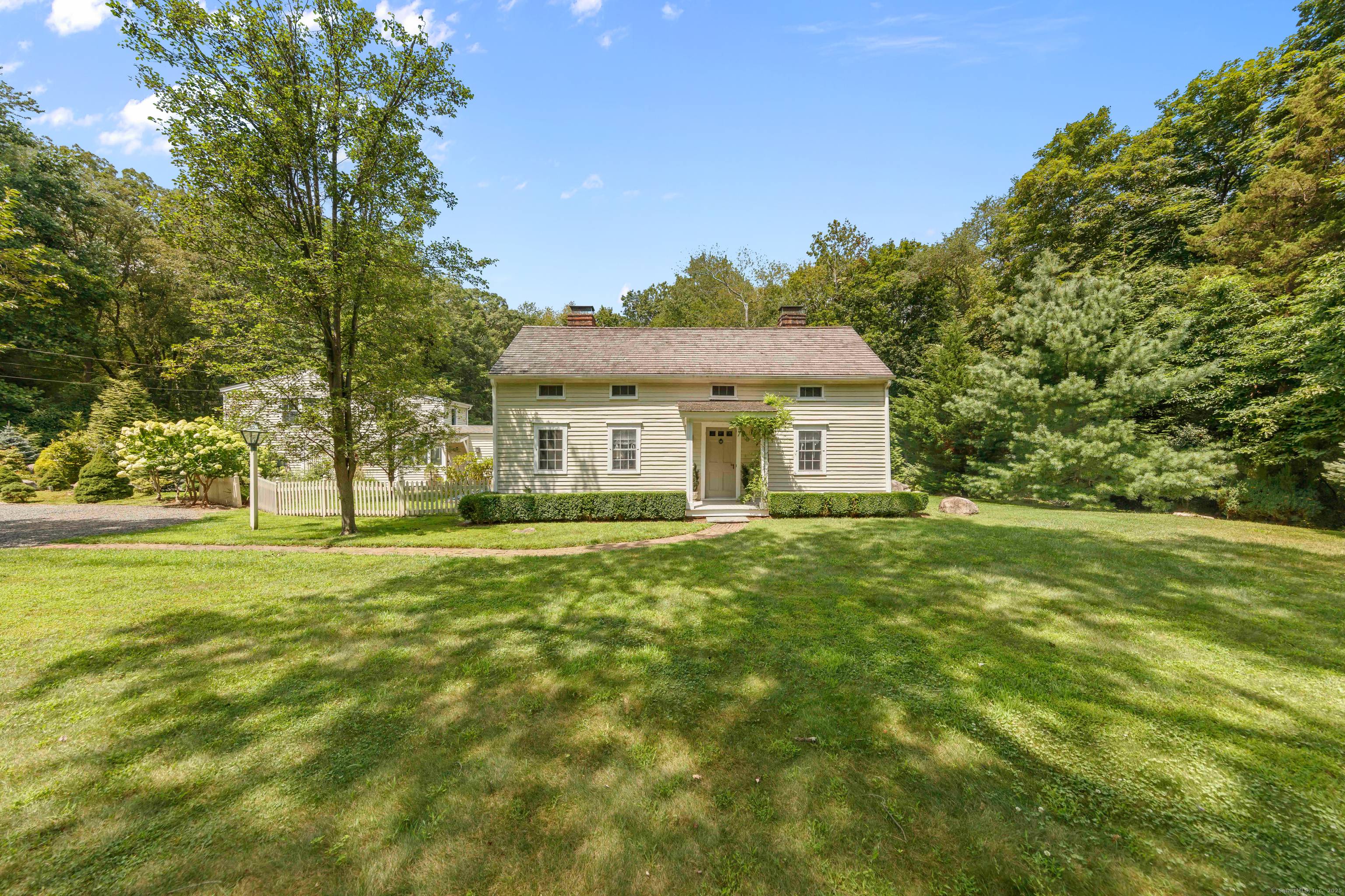 Welcome to Briarpatch, an enchanting 1781 Colonial Saltbox home that has been lovingly restored and moved to its current location on desirable Maywood Rd.
