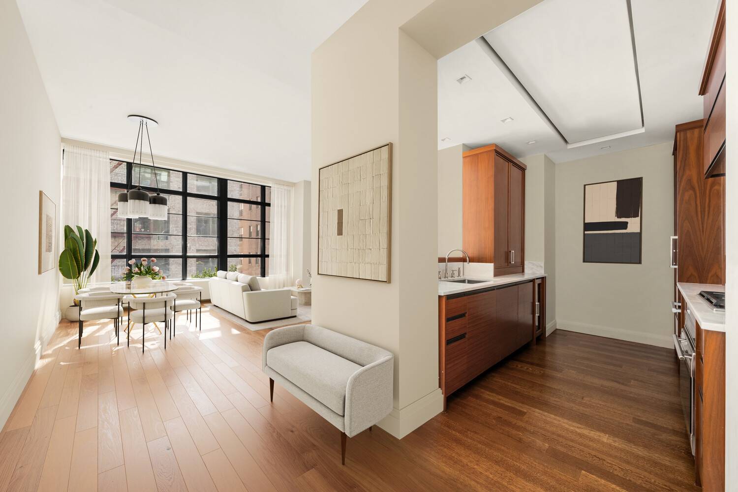 Own a residence at 150 Charles Street designed by venerable architects Cook Fox, one of the city's most prestigious condominium addresses situated in the prime West Village.