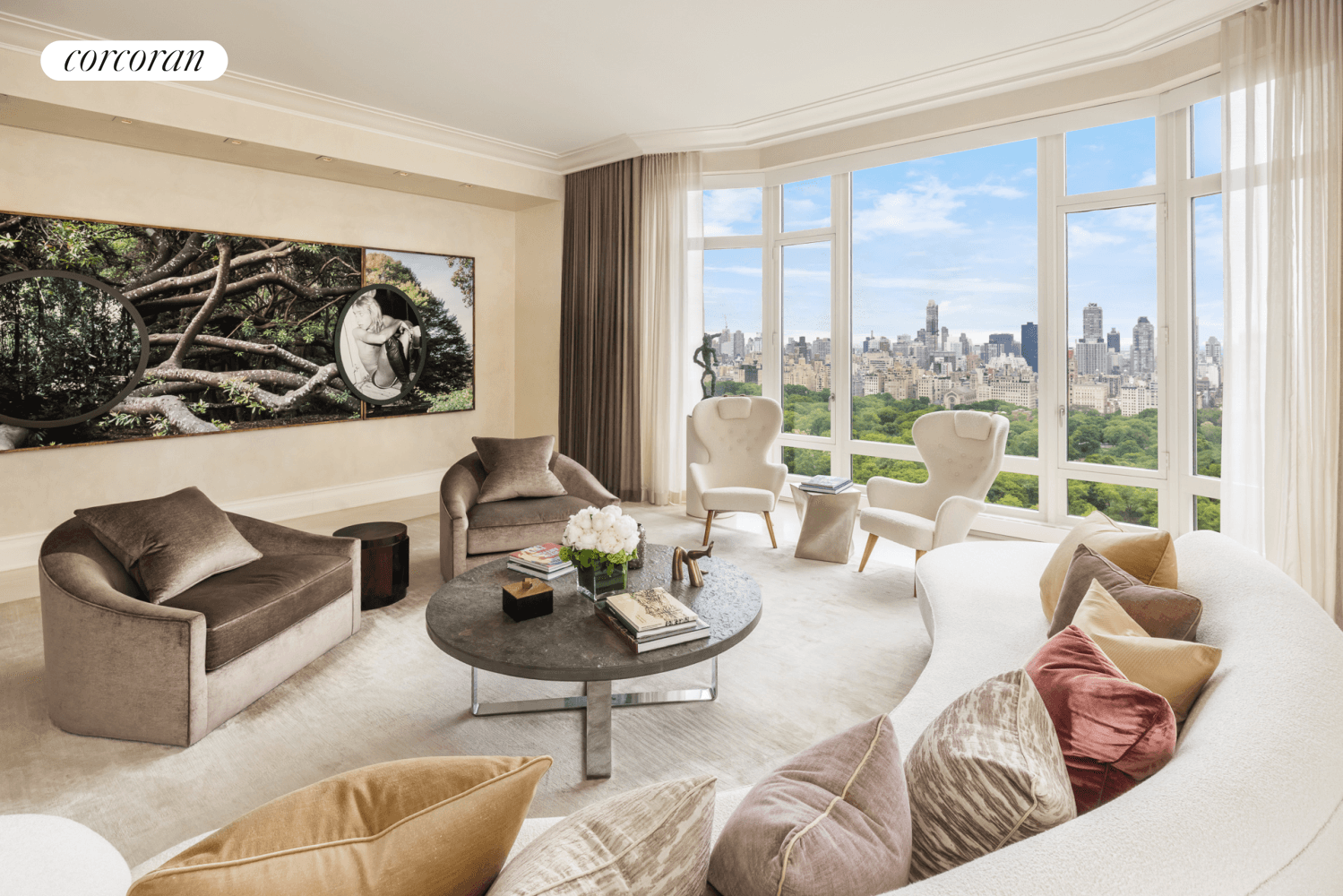 15 Central Park West was developed by the Zeckendorf brothers and impeccably designed by Robert A.