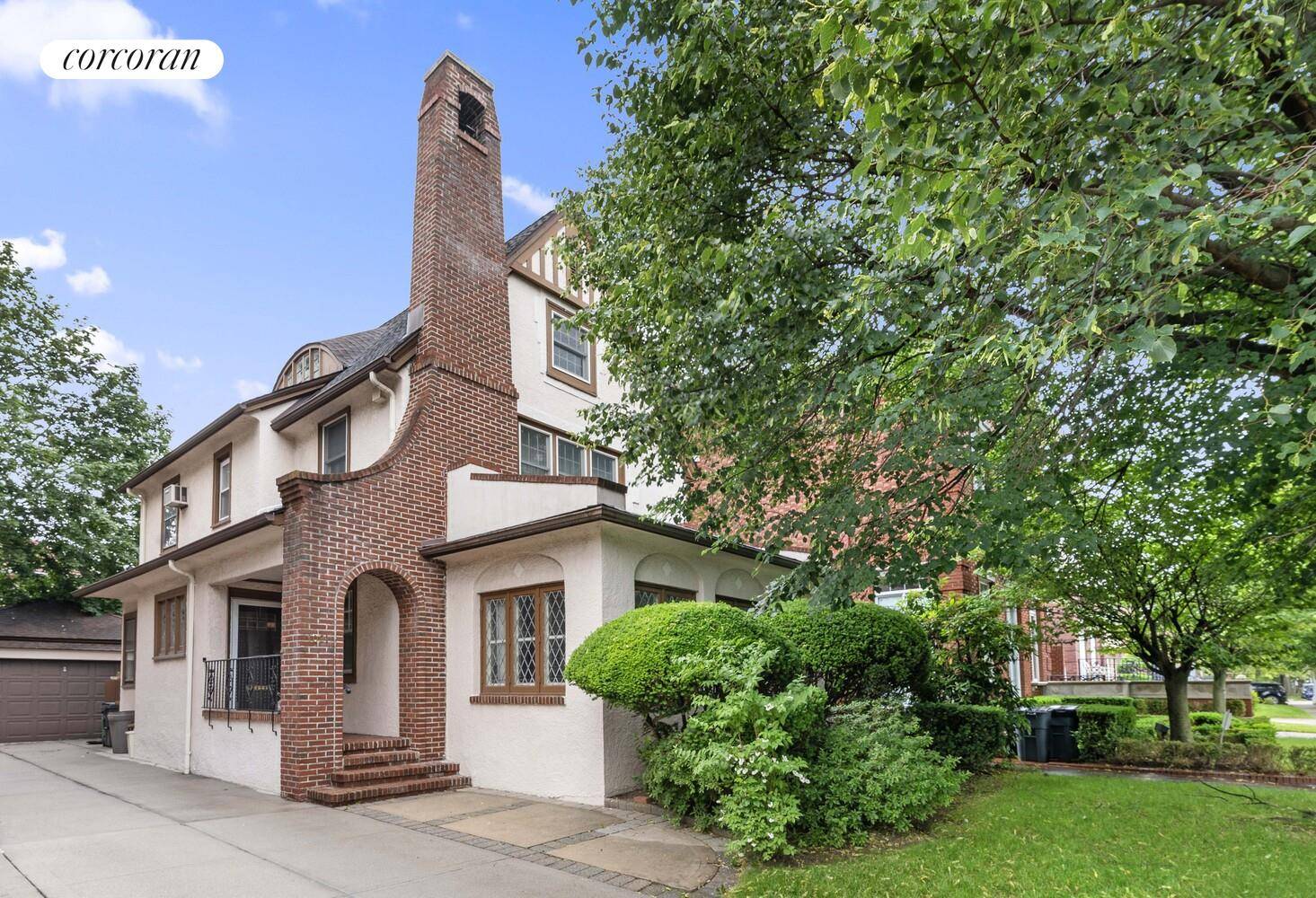 A storybook Tudor style center hall 5 bedroom, 2.